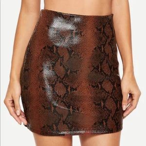 Snake Skin Skirt